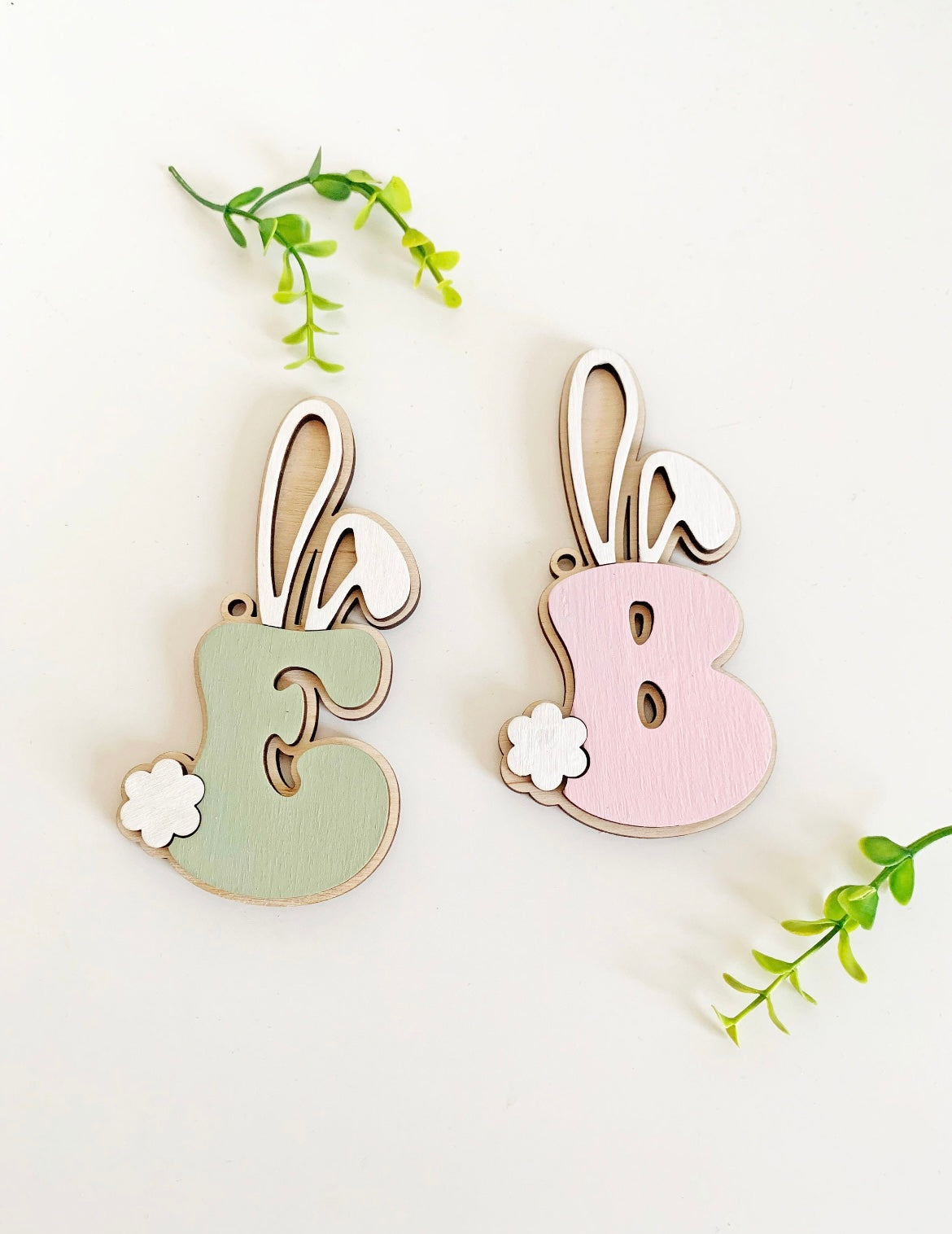 Easter Basket Letter Tag